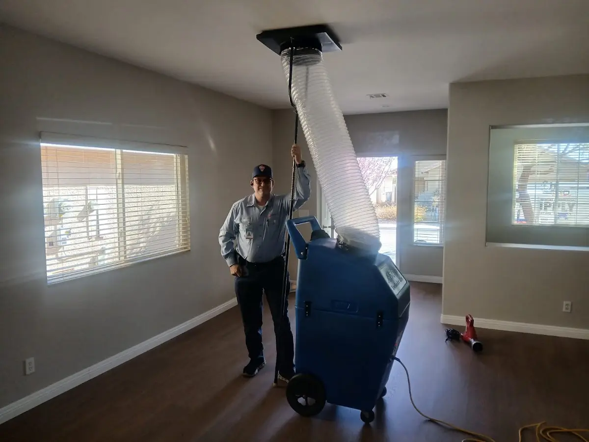 Professional Dryer Vent Cleaning work inside a Solon home